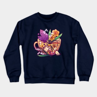 Gemini Zodiac Teacup Crewneck Sweatshirt